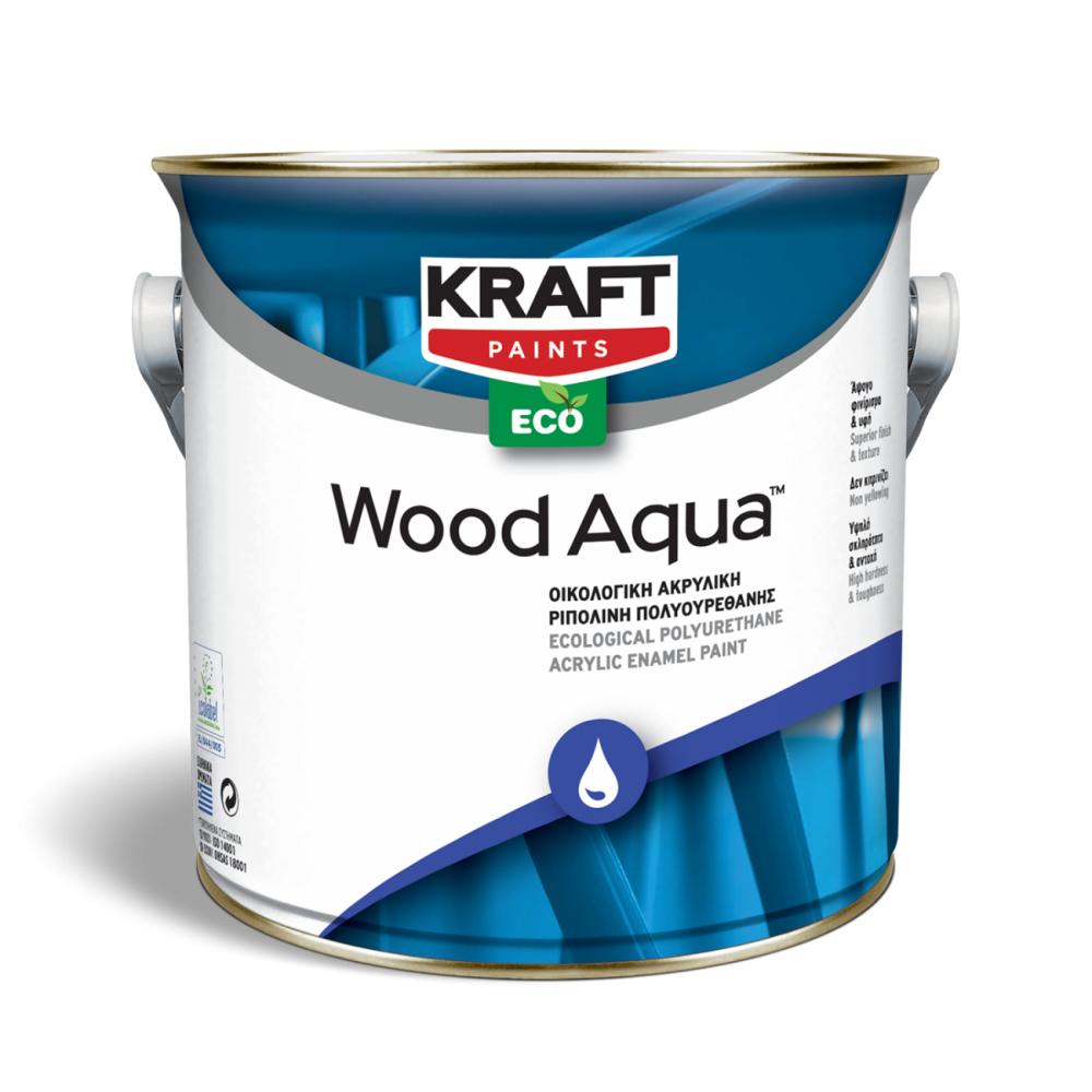 Kraft WOOD AQUA ΟΙΚΟΛ. ΡΙΠΟΛ. ΓΥΑΛ. ΛΕΥΚΟ