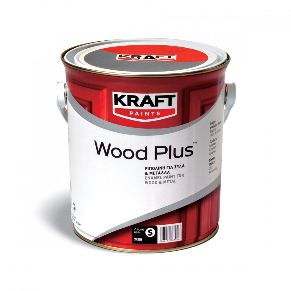 WOOD PLUS ΡΙΠΟΛ. ΓΥΑΛΙΣΤΕΡΟ ΛΕΥΚΟ